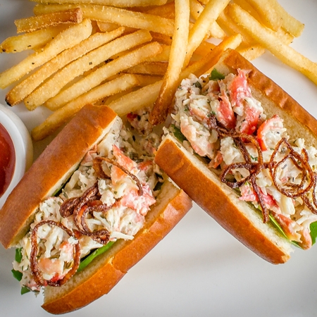 King Crab Roll in the Cuvee 30A Bar