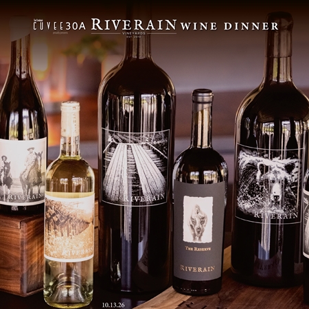 30Autumn Riverain Wine Dinner @Cuvee30A October 13, 2026